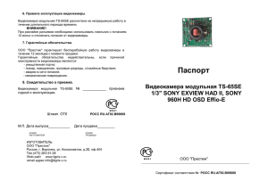Паспорт-спецификация TS-65SE