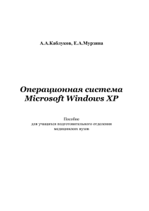 Операционная система Microsoft Windows XP