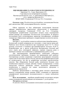УДК 579.62  Барсукова Т.А., 2 курс, Воротников А.П.