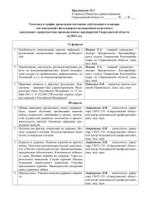 Приложение № 3 - Свердловский областной медицинский колледж