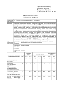 Приложение к приказу Министра юстиции  Республики Казахстан