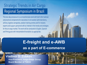 eFreight and eAWB