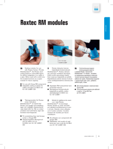 Roxtec RM modules