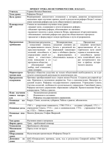 Реформы Петра 1 - school22samara.ru
