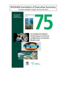 systematic review on the impacts of ocean acidification and proposal