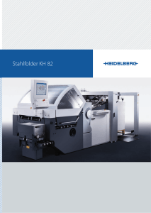 Stahlfolder KH 82 - Heidelberger Druckmaschinen AG