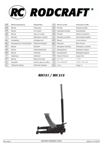 RH151 / RH 215 - Rodcraft Mobile Catalog