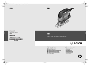 EEU PST 750  PE | 800 PEL | 8000 PEL |... Robert Bosch GmbH