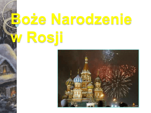 Boże Narodzenie w Rosji