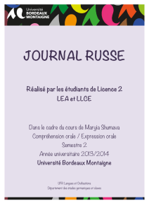 JOURNAL RUSSE
