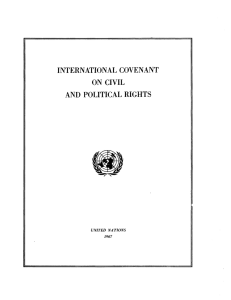 International Covenant on Civil and Political Rights (CCPR)
