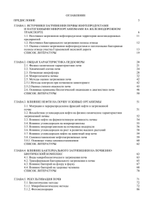 оглавление предисловие 3 глава 1. источники загрязнения почвы