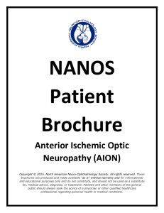 Anterior Ischemic Optic Neuropathy (AION)