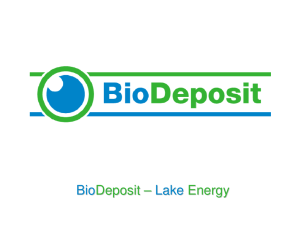BioDeposit – Lake Energy