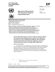 Доклад Исполнительного комитета Многостороннего