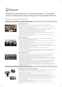 Обзор систем Polycom — рус.