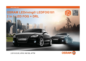 OSRAM LEDriving® LEDFOG101 2 in 1 LED FOG