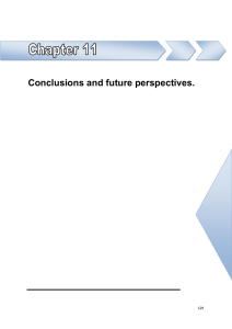 Conclusions and future perspectives.
