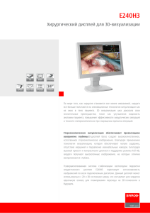 E240H3 Хирургический дисплей для 3D-визуализации