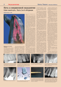 Путь к совершенной эндодонтии - Dental Tribune International