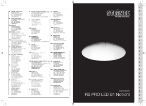 RS PRO LED B1 Notlicht