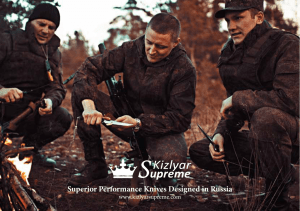 Superior Performance Knives Designed in Russia