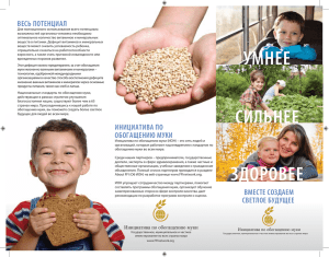 Flour fortification brochure
