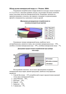 Обзор рынка минеральной воды в г. Рязани. 2004г.