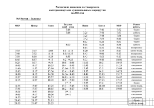 Расписание движения автобуса маршрут №3 Ростов – Залужье