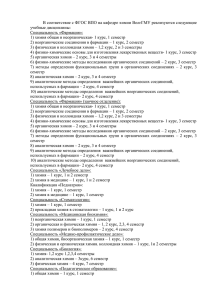 Дисциплины и курсы по выбору, реализуемые в рамках