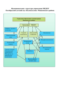 Функциональная структура управления МКДОУ