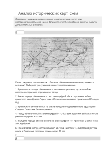 Анализ исторических карт схем - Средняя школа №31 г. Владимир