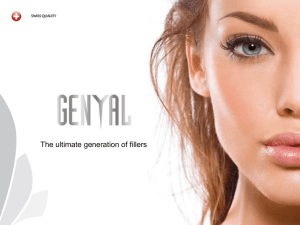 The ultimate generation of fillers SWISS QUALITY