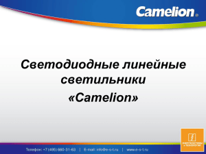 Светодиодные линейные светильники «Camelion»