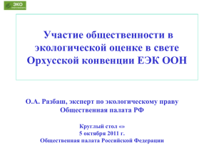 презентацию - Общественная Палата Российской Федерации