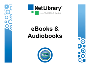 eBooks &amp; Audiobooks