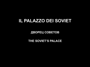 palazzo dei soviet