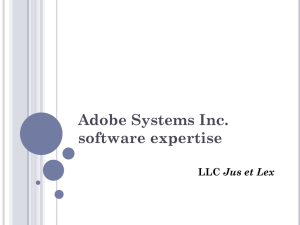 Adobe Systems Inc. software expertise LLC Jus et Lex СПОСОБЫ