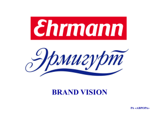 “Эрмигурт”. Brand Vision