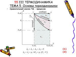 ТЕМА 5 Основы термодинамики