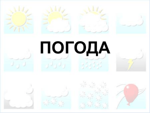 погода - IVC Modern Languages Weblog