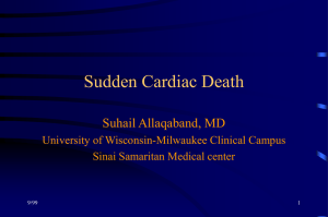 Sudden Cardiac Death