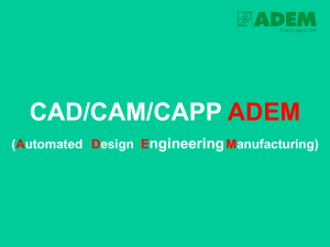 CAD/CAM/CAPP Adem - CNC