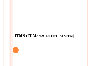 ITMS (IT Management system)