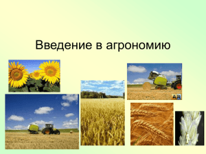 Агрономия