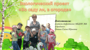 Подготовила: учитель-дефектолог МБДОУ №6 «Орлёнок» Левина Елена Юрьевна