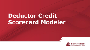 Deductor Credit Scorecard Modeler