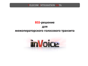 BSS-система - tida - telecom integration data