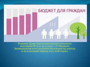 Бюджет для граждан - Сорокинский муниципальный район