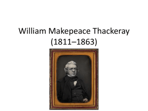 William Makepeace Thackeray (1811*63)